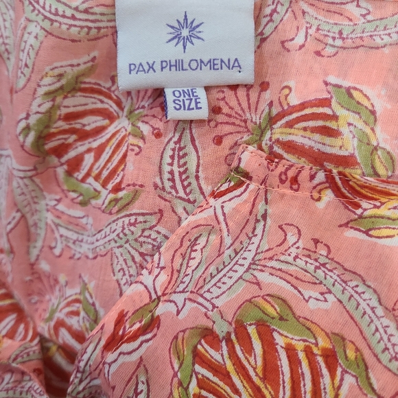 PAX PHILOMENA 'Sedona' Dress Kaftan As Seen In Southern Living Cotton OS/ALL - Picture 8 of 10